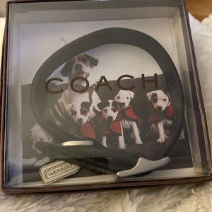 Coach dog collar.